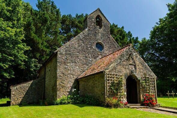 An ancient church in summer (Caldey Island) An ancient church in summer (Caldey Island)