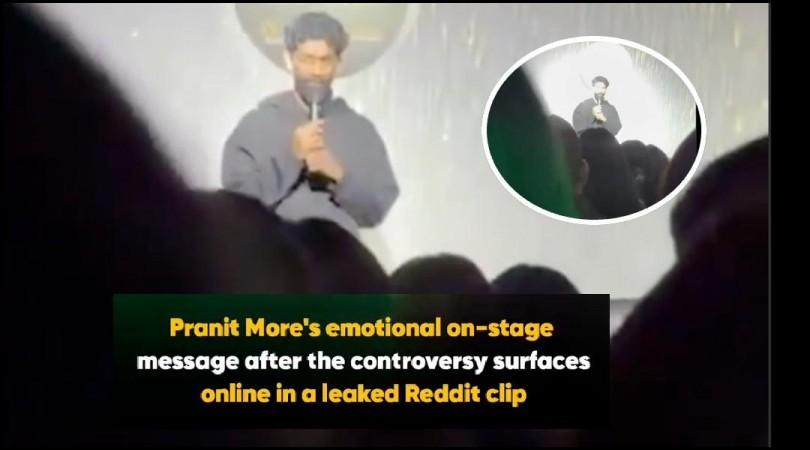Comedian Pranit More breaks down on comeback show after ₹370 biryani controversy: 'Will they accept me?'