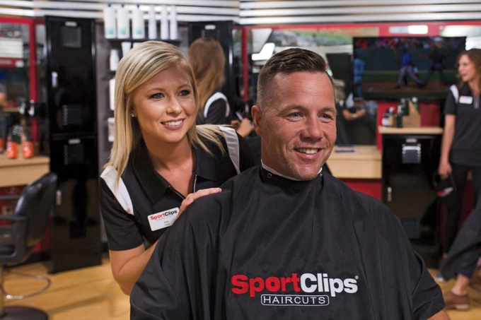Sport Clips offers an online check-in system, enabling customers to reserve appointments and monitor wait times directly from their smartphones. Photo courtesy of the barbershop