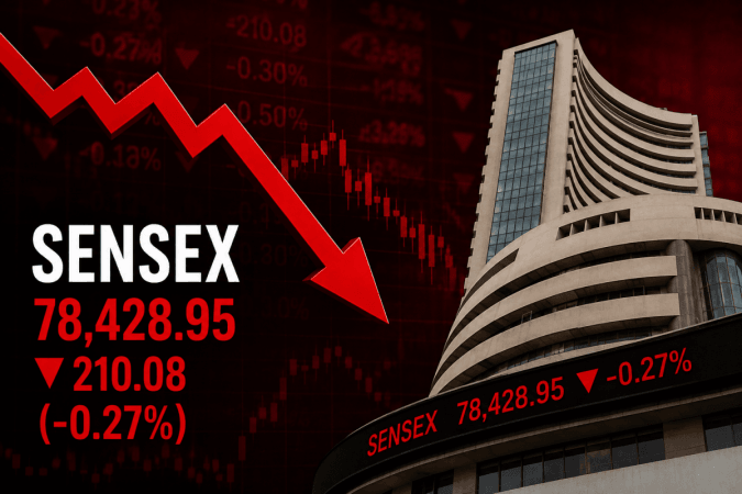 Markets Snap Four-Day Winning Streak, Sensex Falls 210 Points As New Closing Auction Triggers Volatility