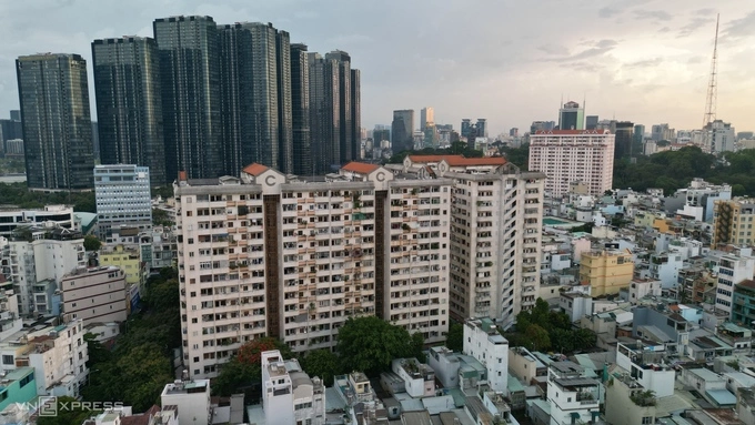Chung cư ở phường Thạnh Mỹ Tây, TP HCM, tháng 5/2026. Ảnh: Đình Văn