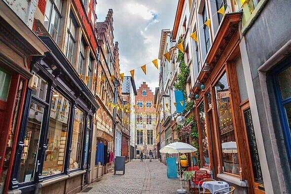 Street of Gent, Belgium Street of Gent, Belgium