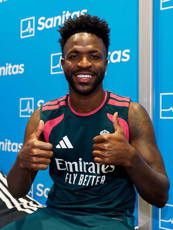 Vinicius Jr. returns to Real Madrid to prepare for the new season on on Aug. 3, 2026. Photo by Real Madrid FC