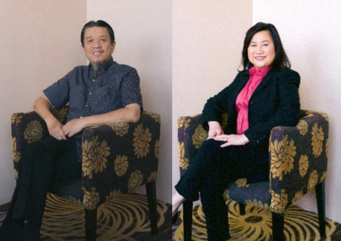 Puregold Price Clubs founders Lucio Co (left) and Susan Co. Photo from the companys website