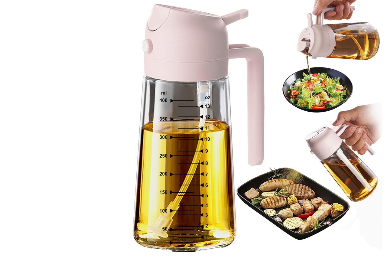 470Ml Glass Olive Oil Sprayer Credit: Amazon