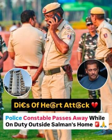 Constable dies while guarding Salman Khan's home amid ongoing threat concerns –