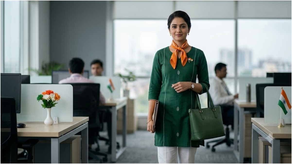 Green Kurti and White Pants Green Kurti and White Pants