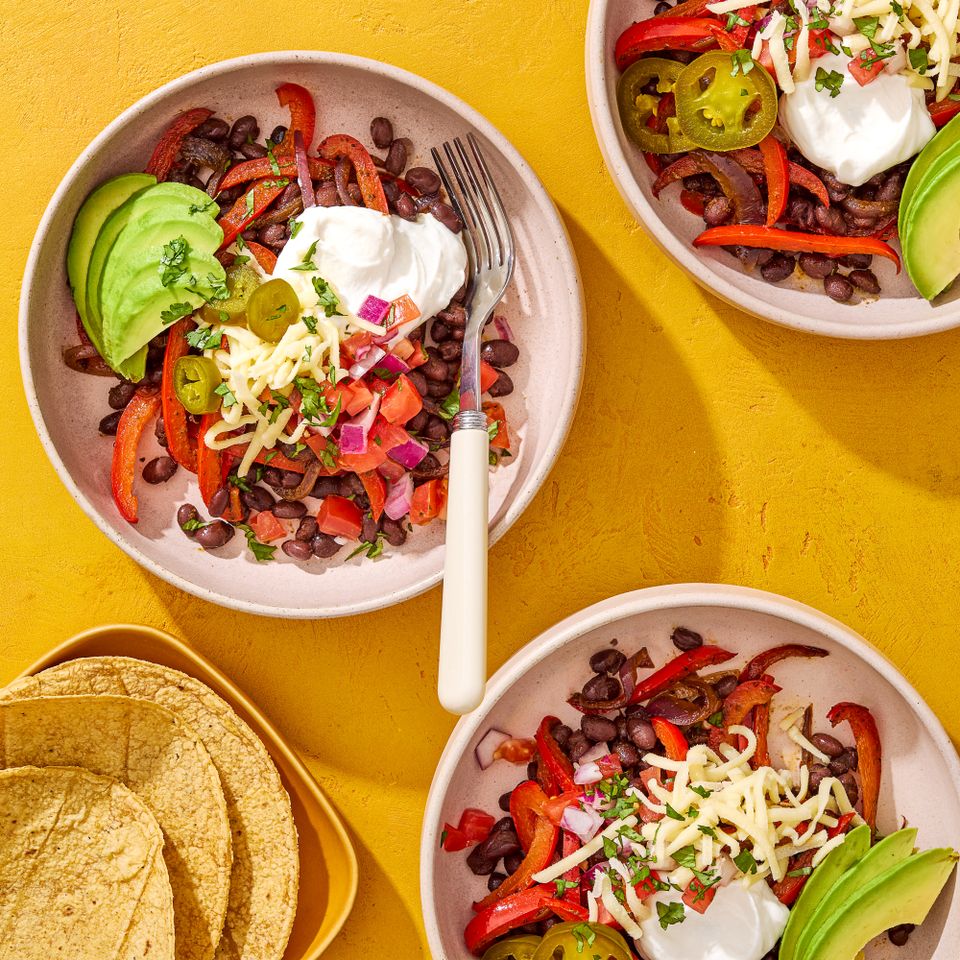 a recipe photo of the High-Protein Black Bean Breakfast Bowl Credit: Ali Redmond