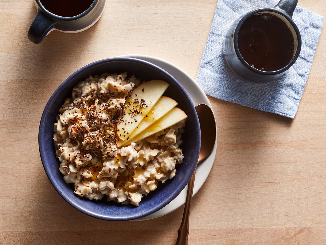 Overnight Oats recipe in a bowl on a table Credit: Jennifer Causey