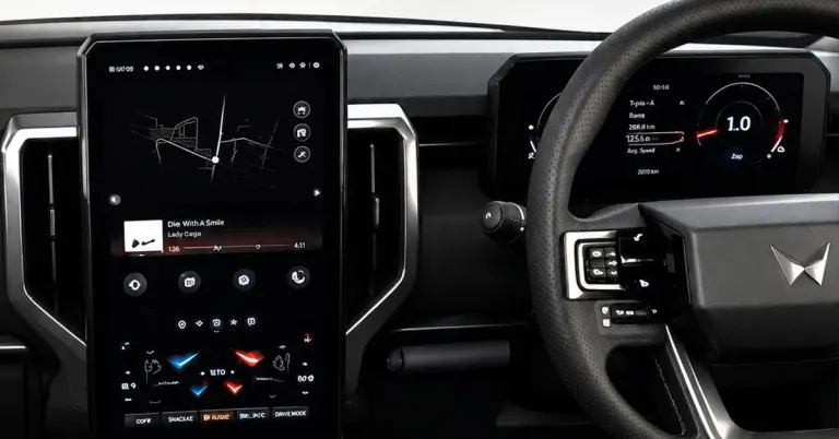 mahindra scorpio n pickup truck interior