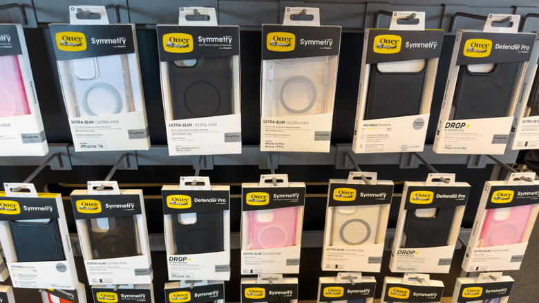OtterBox phone cases on display