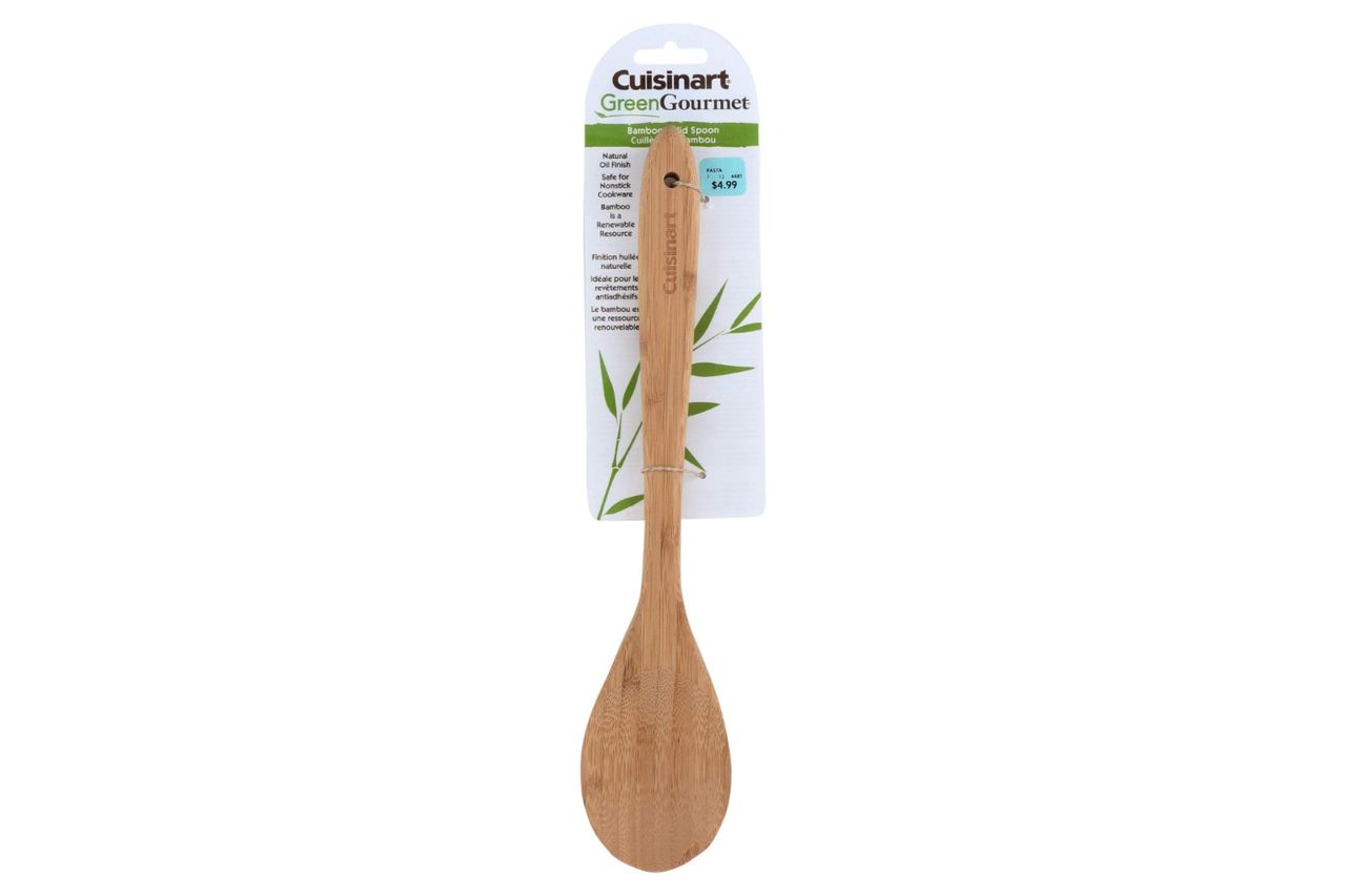 Cuisinart GreenGourmet Bamboo Solid Spoon Credit: Amazon