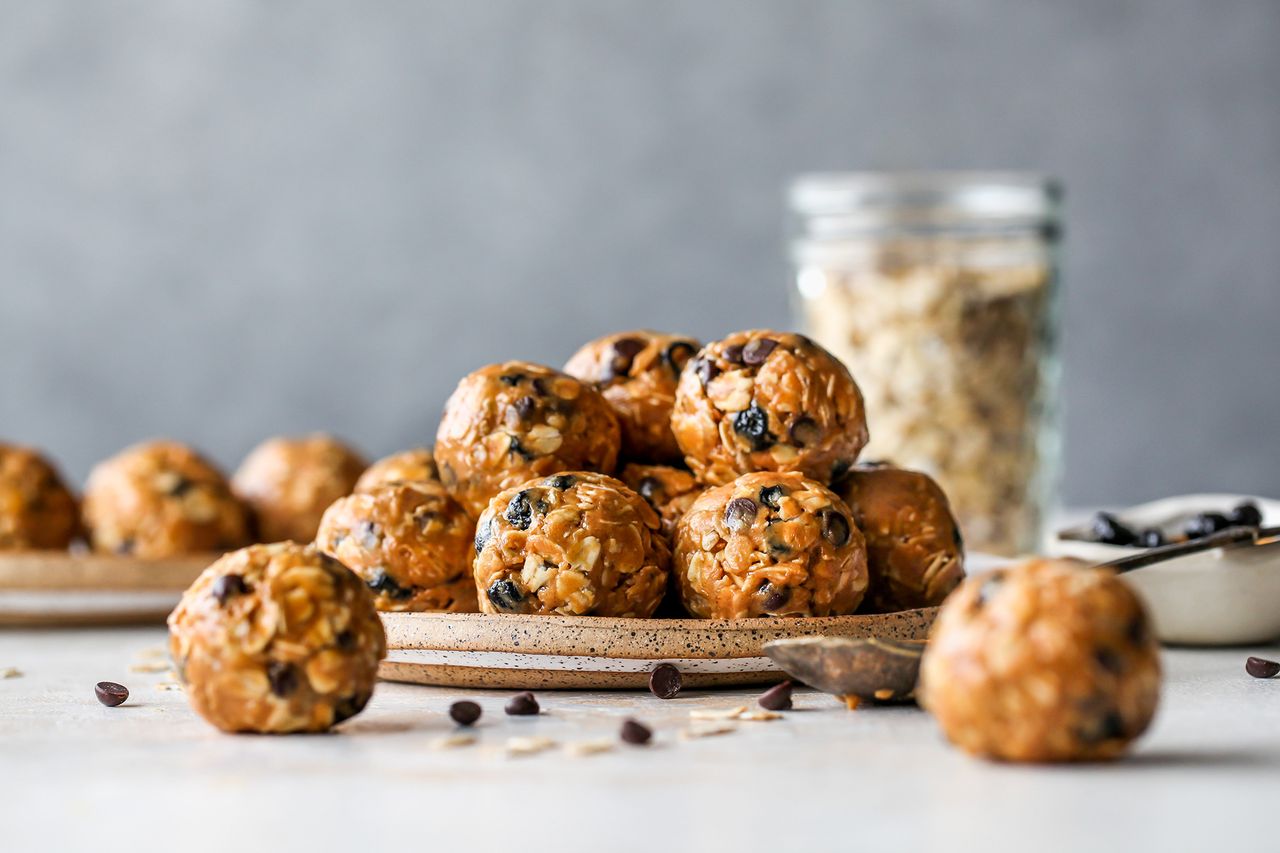 Peanut Butter & Blueberry Energy Balls Credit: Jamie Vespa