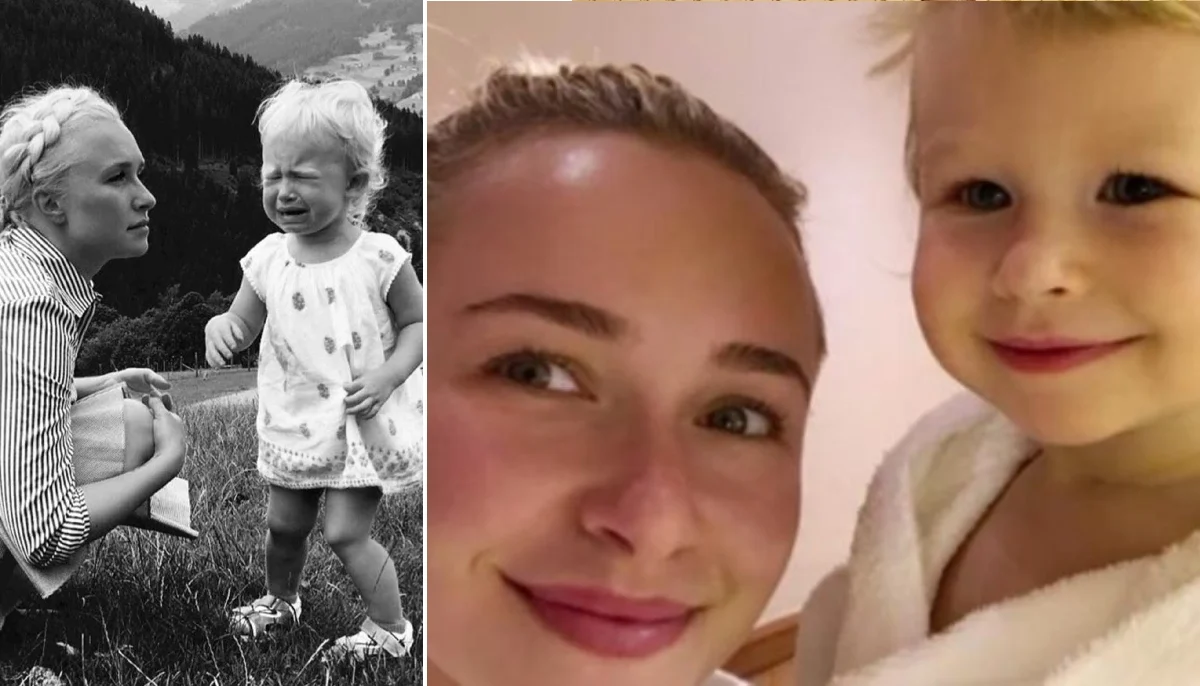 Hayden Panettiere with her daughter Kaya.