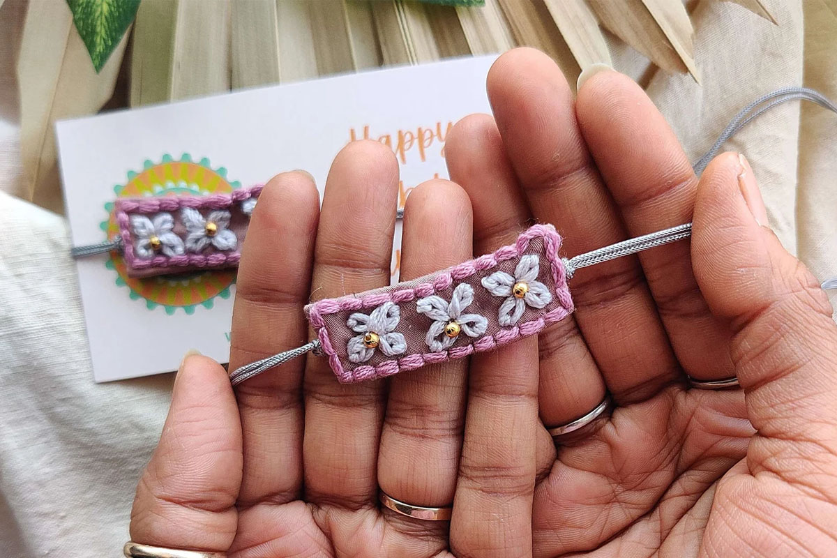 Eco-friendly rakhi designs for brothers