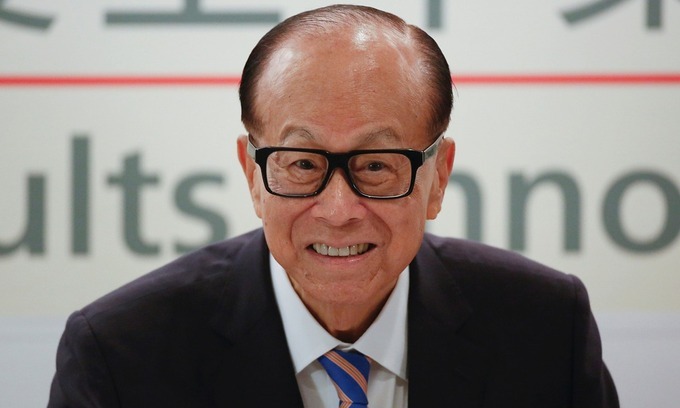 Billionaire Li Ka Shing in 2018. Photo by Reuters