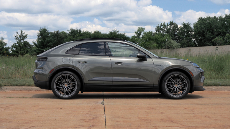 2026 Porsche Macan 4S Electric in profile