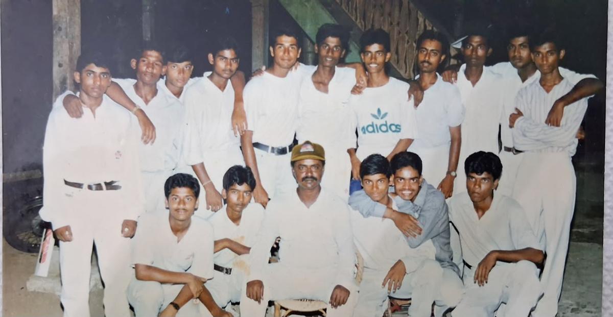 Althaf has a picture clicked with his trainees. Althaf has a picture clicked with his trainees.