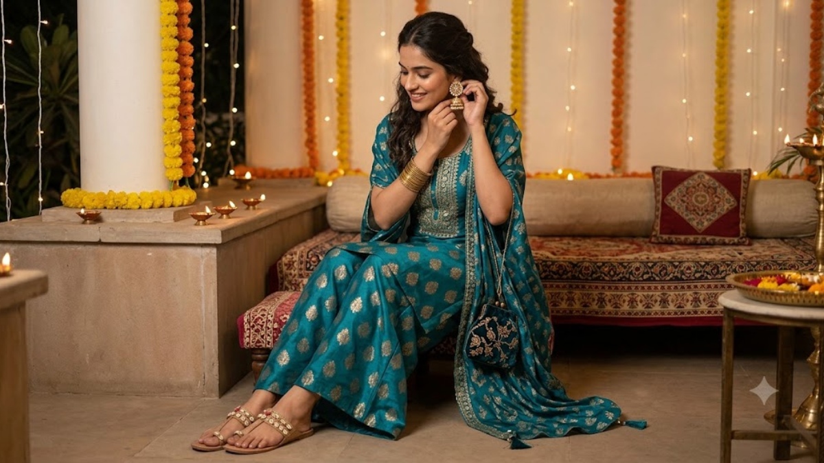 Create an easy festive look with a co-ord set