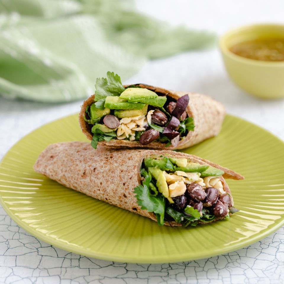 recipe photo of the Black Bean Wrap Credit: Sara Haas