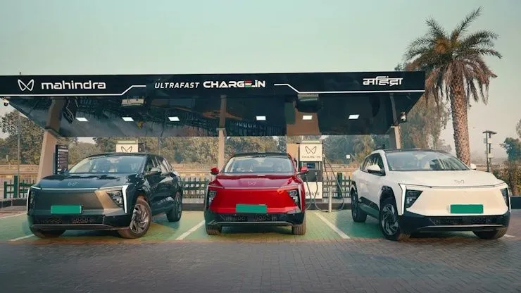 mahindra charge in 180 kw fast chargers