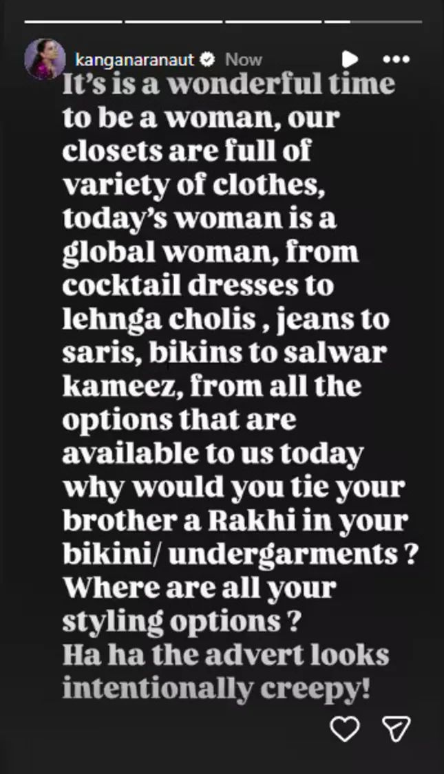 Kangana Insta story