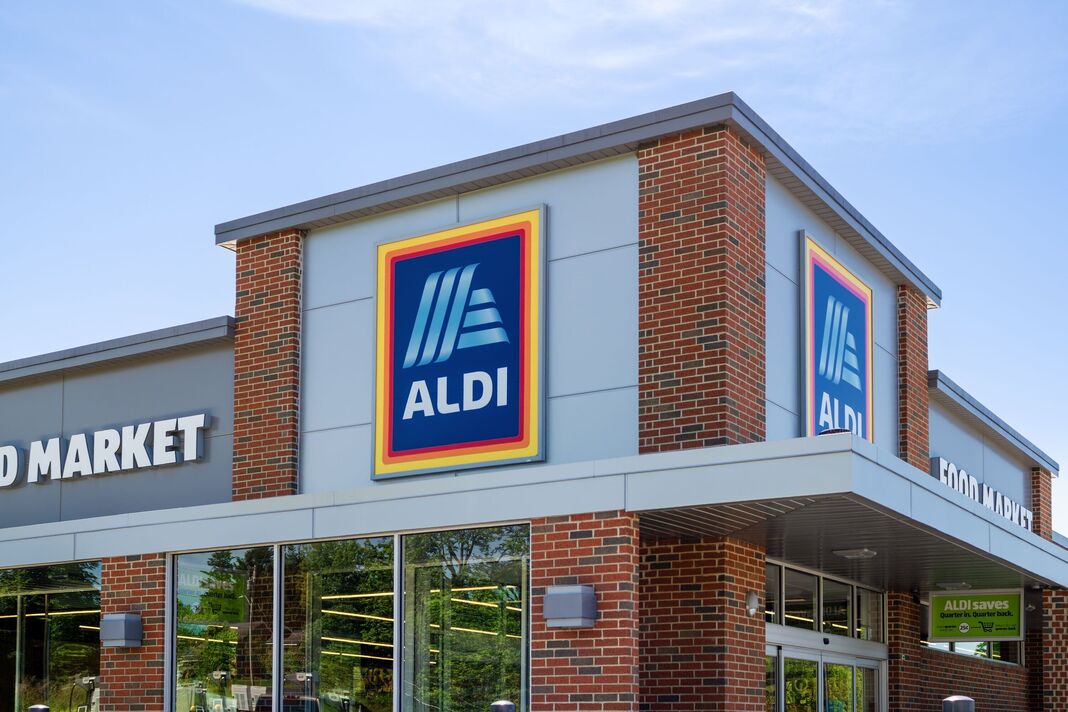 The Exterior ALDI Grocery Store
