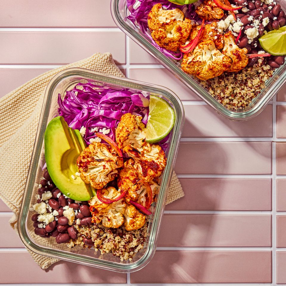 Photo of Chipotle-Lime Cauliflower Bowls Credit: Ali Redmond