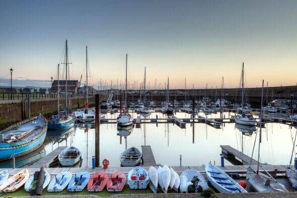 A view of Maryport marina A view of Maryport marina