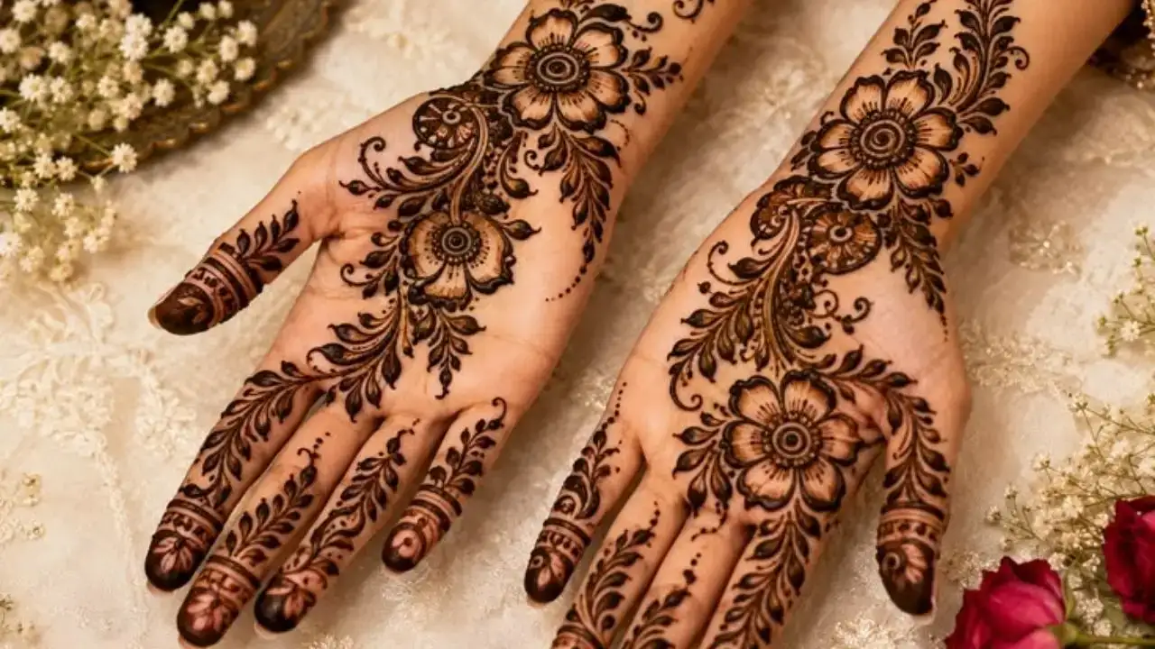 Best design for mehndi on Kajri Teej: Decorate your hands in a special way