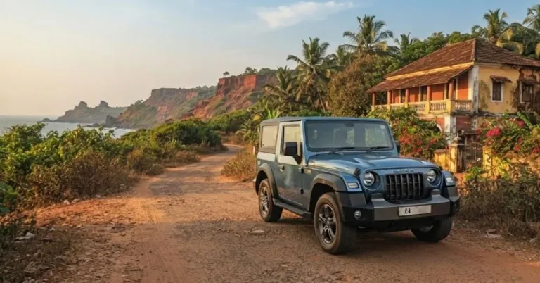 mahindra thar in vagator goa mahindra thar in vagator goa