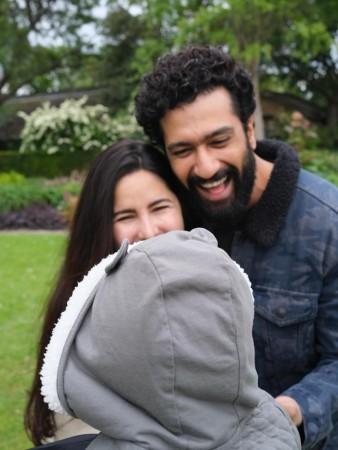 Katrina Kaif hugs Vicky Kaushal tight, pens birthday note; duo gaze at son Vihaan; Alia Bhatt calls caption hilarious