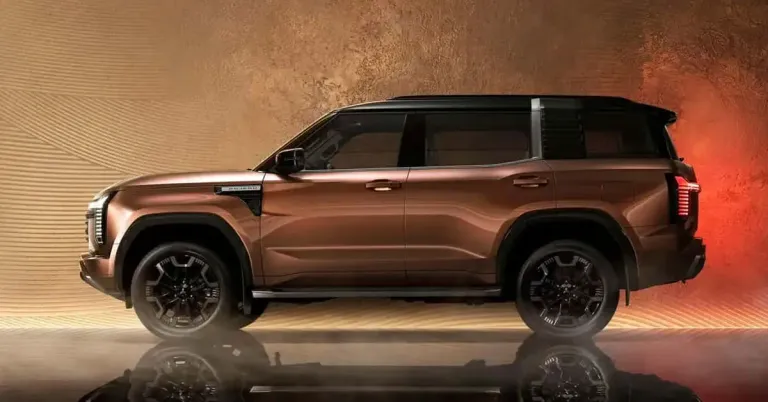 new mitsubishi pajero side
