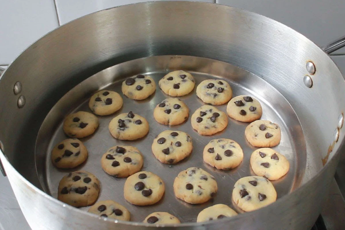 Easy no-oven cookies recipe at home