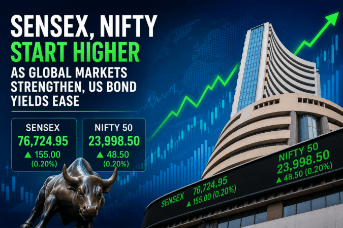 Sensex, Nifty Start Higher As Global Markets Strengthen, US Bond Yields Ease