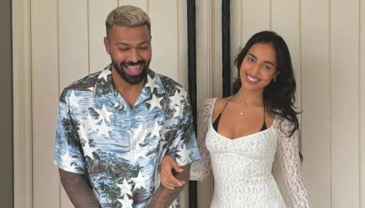 Hardik Pandya and  Mahieka Sharma.