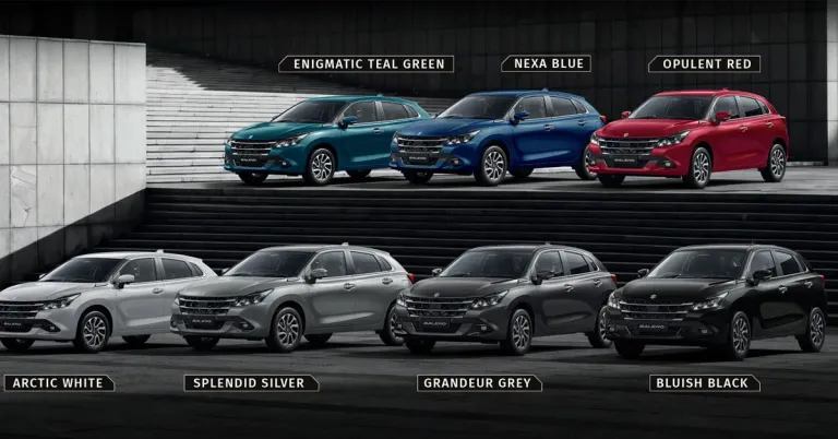 new baleno colours