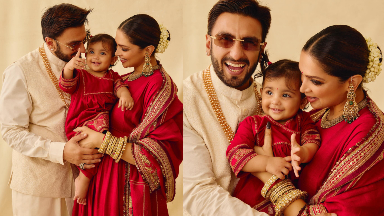 Deepika and Ranveer with daughter Dua