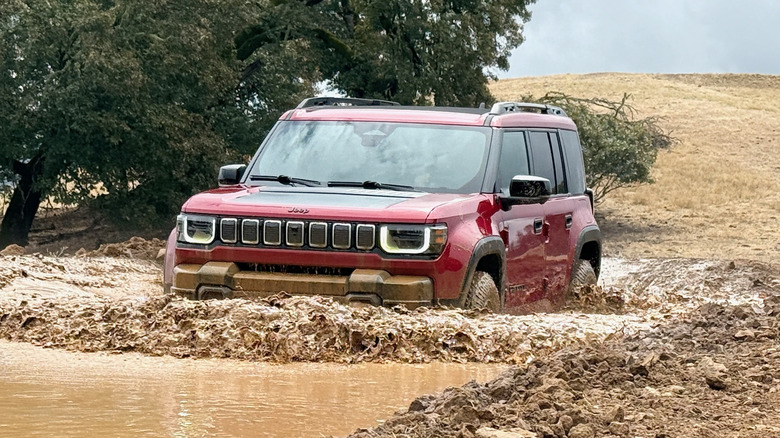 2026 Jeep Recon Moab entering a water obstacle