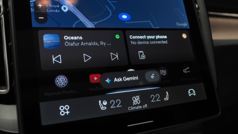 XC40 infotainment with