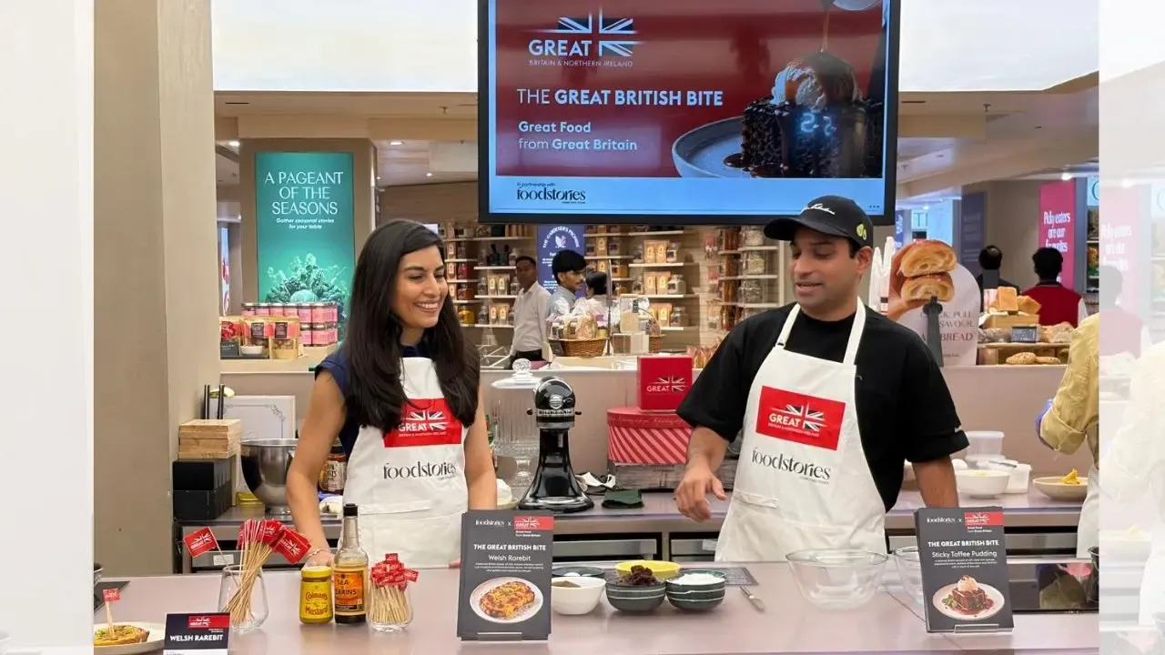 Great British Bite masterclass at Foodstories featuring chefs preparing British food