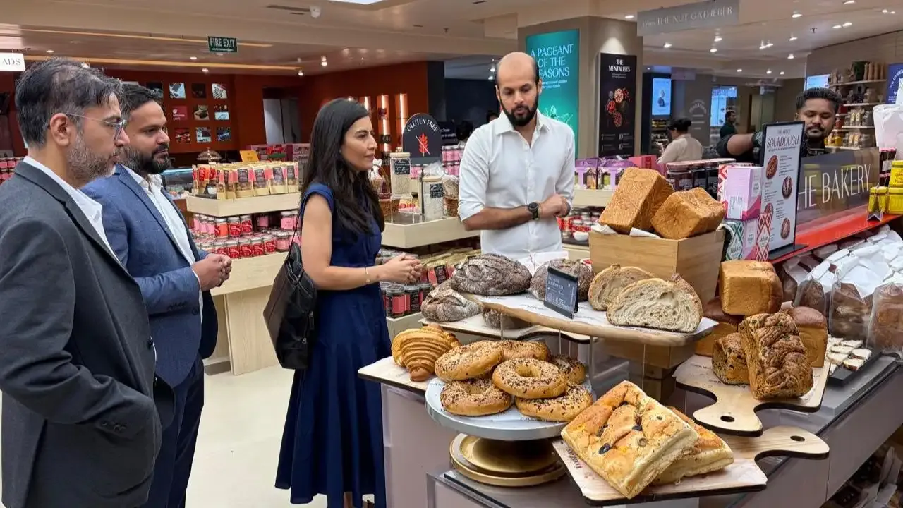 Foodstories store featuring a display of breads and bakery products during the Great Food From Great Britain campaign