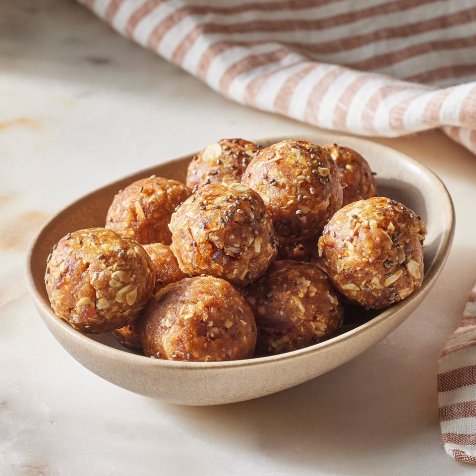 Peanut Butter Energy Balls in a bowl Credit: Carson Downing