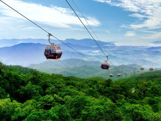 The cable car system changed access to Ba Na, which had previously relied on a winding mountain road. Photo courtesy of Sun Group