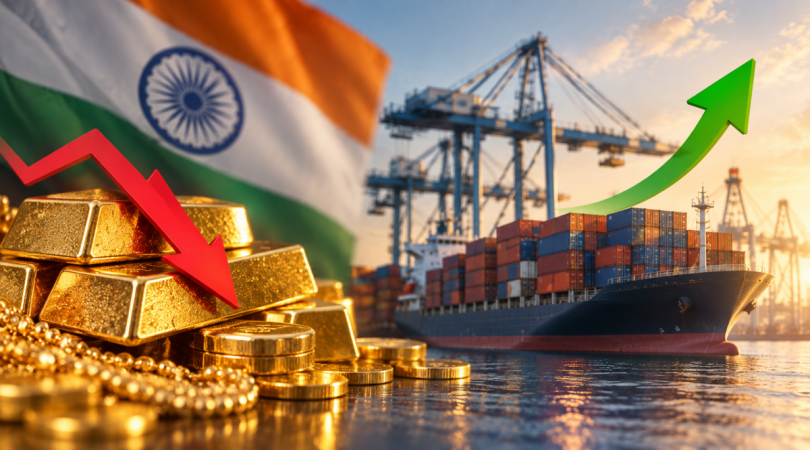 India's gold imports plunge 57.7% to $2.3 billion in August as overall imports rise 14.1%