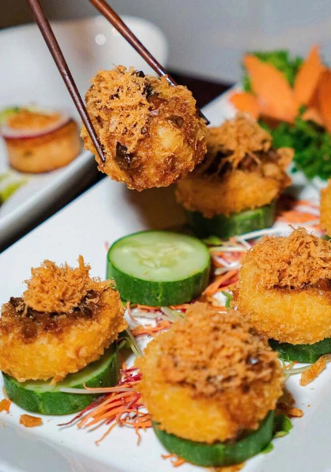 Diep wants to make vegetarian dishes that are delicious and beautiful enough so that even non-vegetarians want to try them.