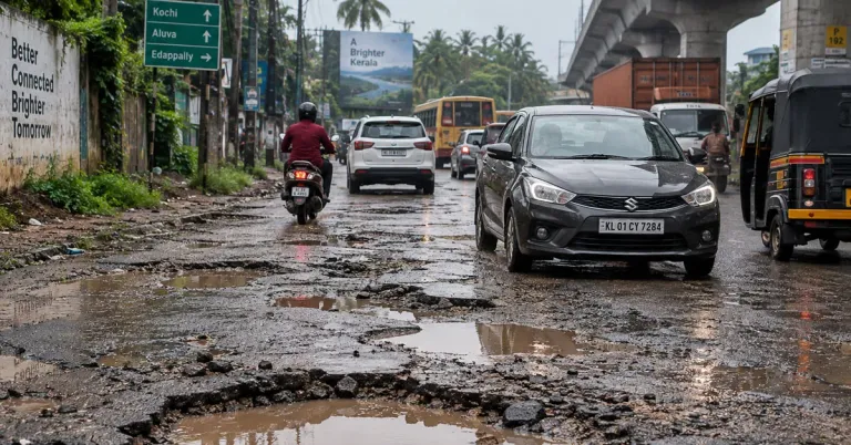 bad roads kochi