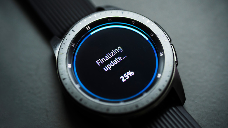 Galaxy watch being updated