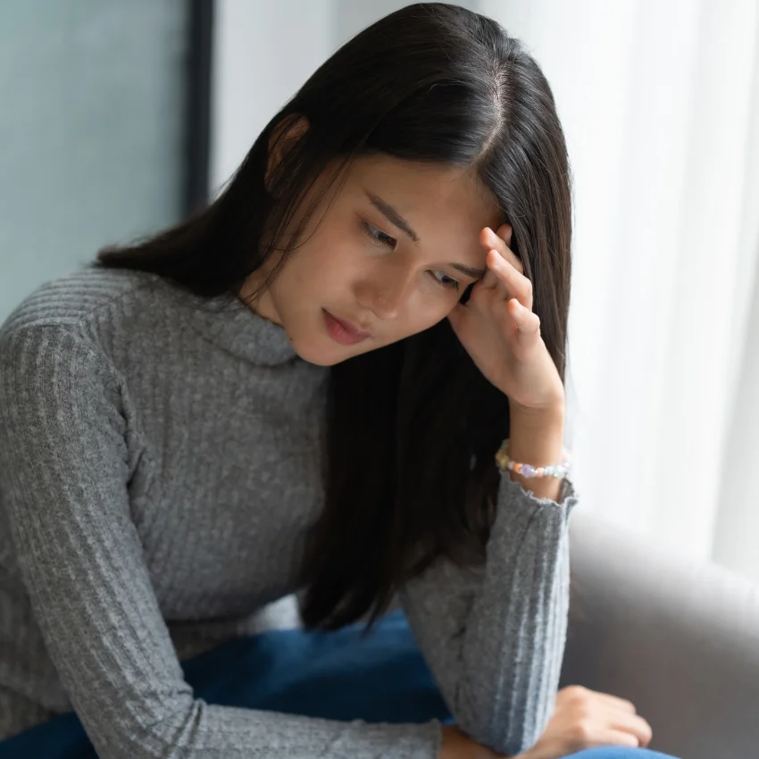 young person struggling with mental illness