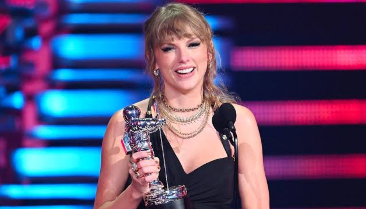 Taylor Swift at the  2023 MTV VMAs.